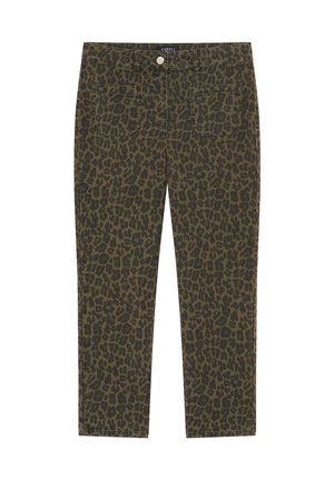 Caroll, CAROLL CAROLL; FRENCH BRAND; FASHION; ELEGANT; MODERN HOCHGESCHNITTENE HOSE PMALLEYPRINT2 - Jeans slim fit - vert kaki
