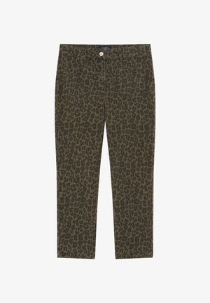 Caroll, CAROLL CAROLL; FRENCH BRAND; FASHION; ELEGANT; MODERN HOCHGESCHNITTENE HOSE PMALLEYPRINT2 - Jeans Slim Fit - vert kaki