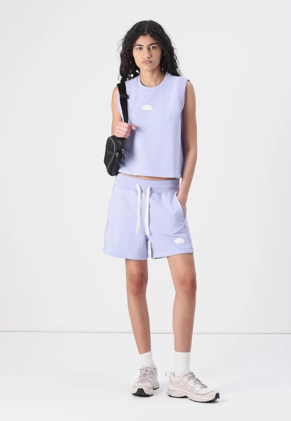 TERRY RELAXED  - Tracksuit bottoms - purple mint4