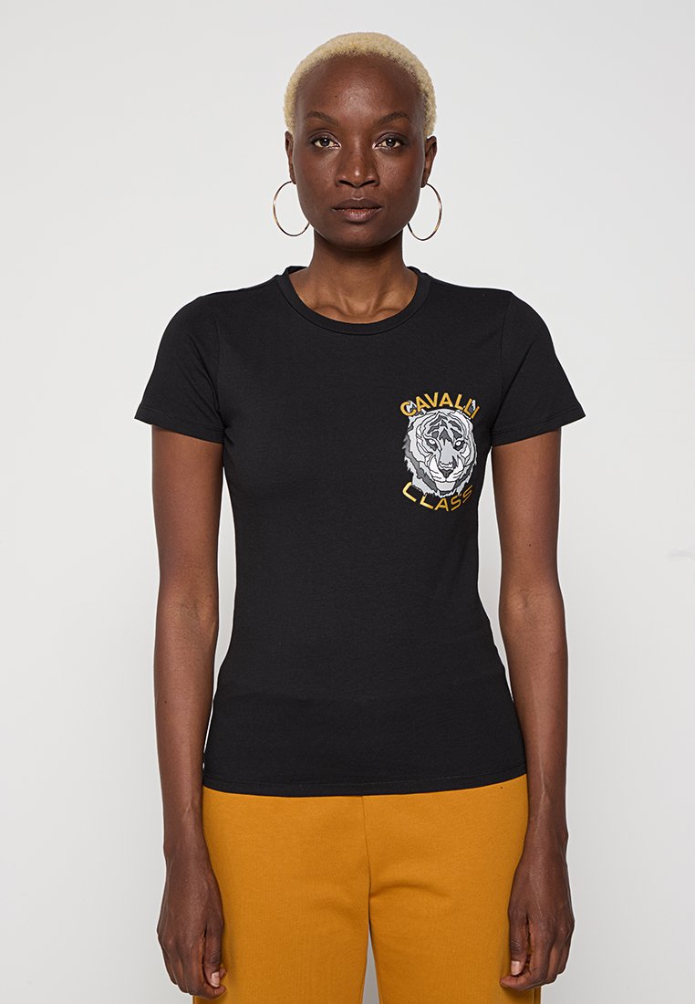 Cavalli Class T-shirt print zwart Cavalli Class T-shirt print zwart