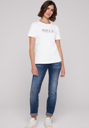 Print T-shirt - opticwhite