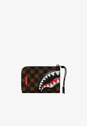 Sprayground, PORTAFOGLIO SHARKS IN PARIS BROWN CHECK WALLET UNISEX - Monedero - marrone