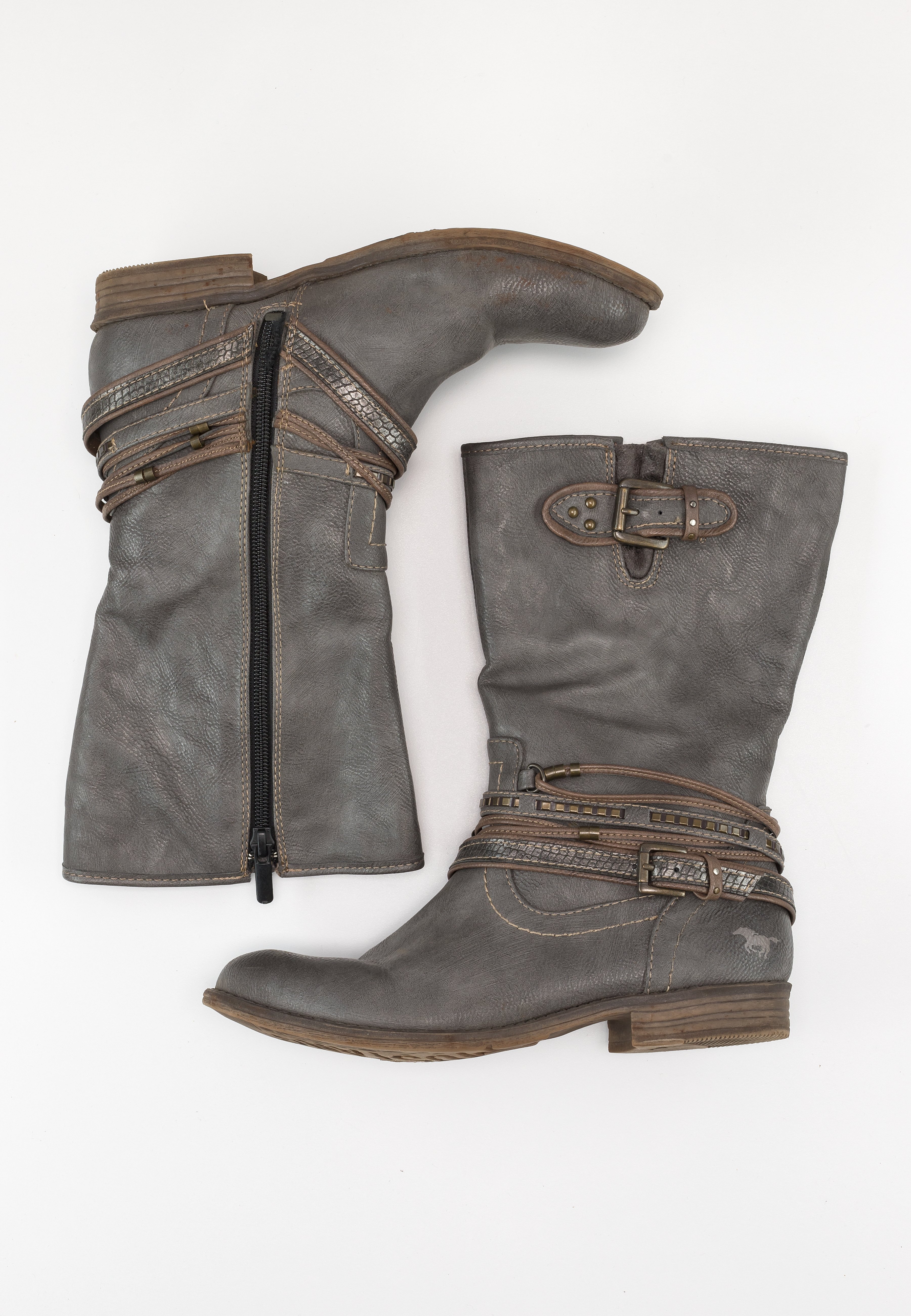 Mustang Botas camperas - grey/gris - Zalando.es