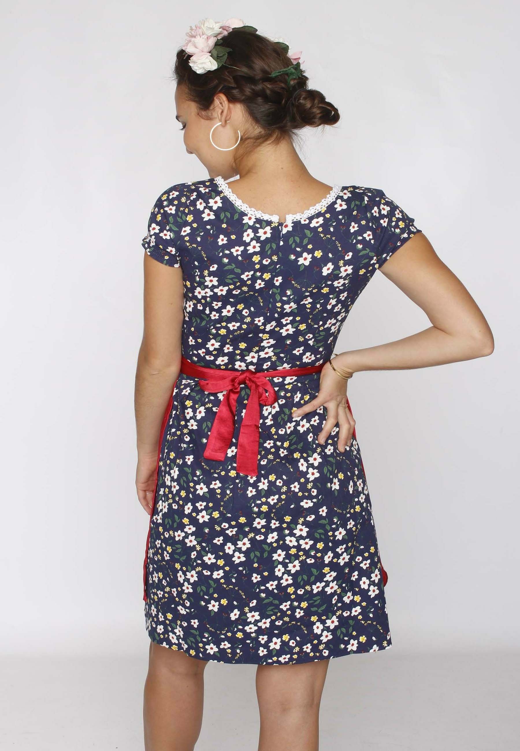 Strange KÄTHE - Dirndl - navy/dark blue 