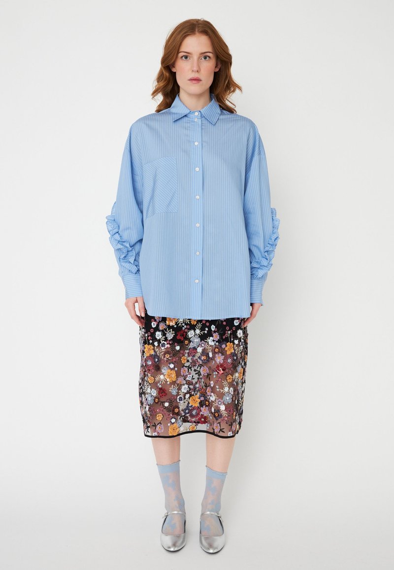 Cras Overhemdblouse blauw Cras Overhemdblouse blauw