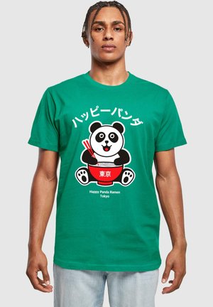 TORC - HAPPY PANDA - T-shirt imprimé - forest green