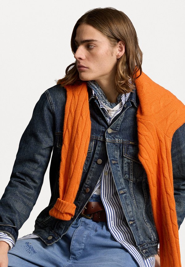 FADED DENIM TRUCKER JACKET - Denim jacket - trenton3