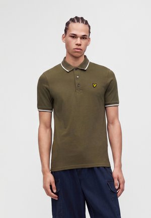 Lyle & Scott, TIPPED - поло - true olive/white