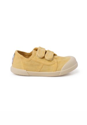 PUNTERA BAREFOOT CIERRE ADHERENTE - Babyschoenen - mostaza