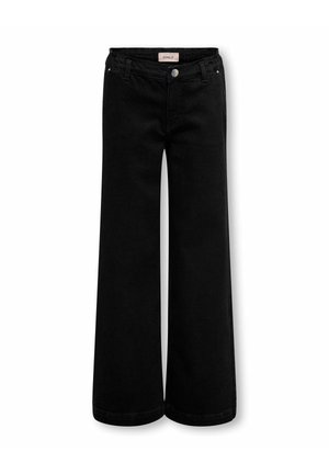 WIDE - Vaqueros a campana - black denim