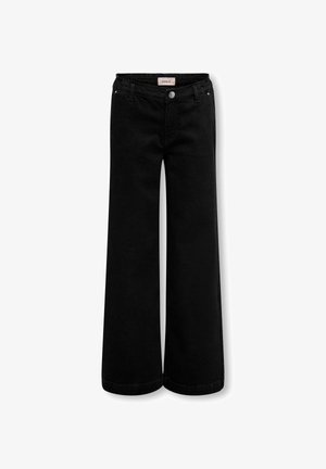 WIDE - Trapezaste traperice - black denim