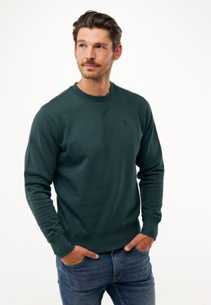 EIGER CREW NECK  - Mikina - deep green