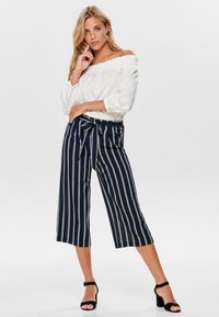 ONLY ONLWINNER PALAZZO - Calças - blue