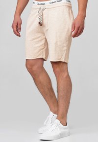 INDICODE JEANS 2 PACK EDDY - Short - sand mix navy