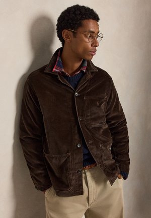 Polo Ralph Lauren, CORDUROY UTILITY OVERSHIRT - Лятно яке - brown