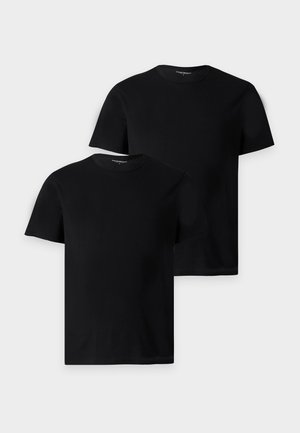 Emporio Armani, CREW NECK 2 PACK - Caraco - black