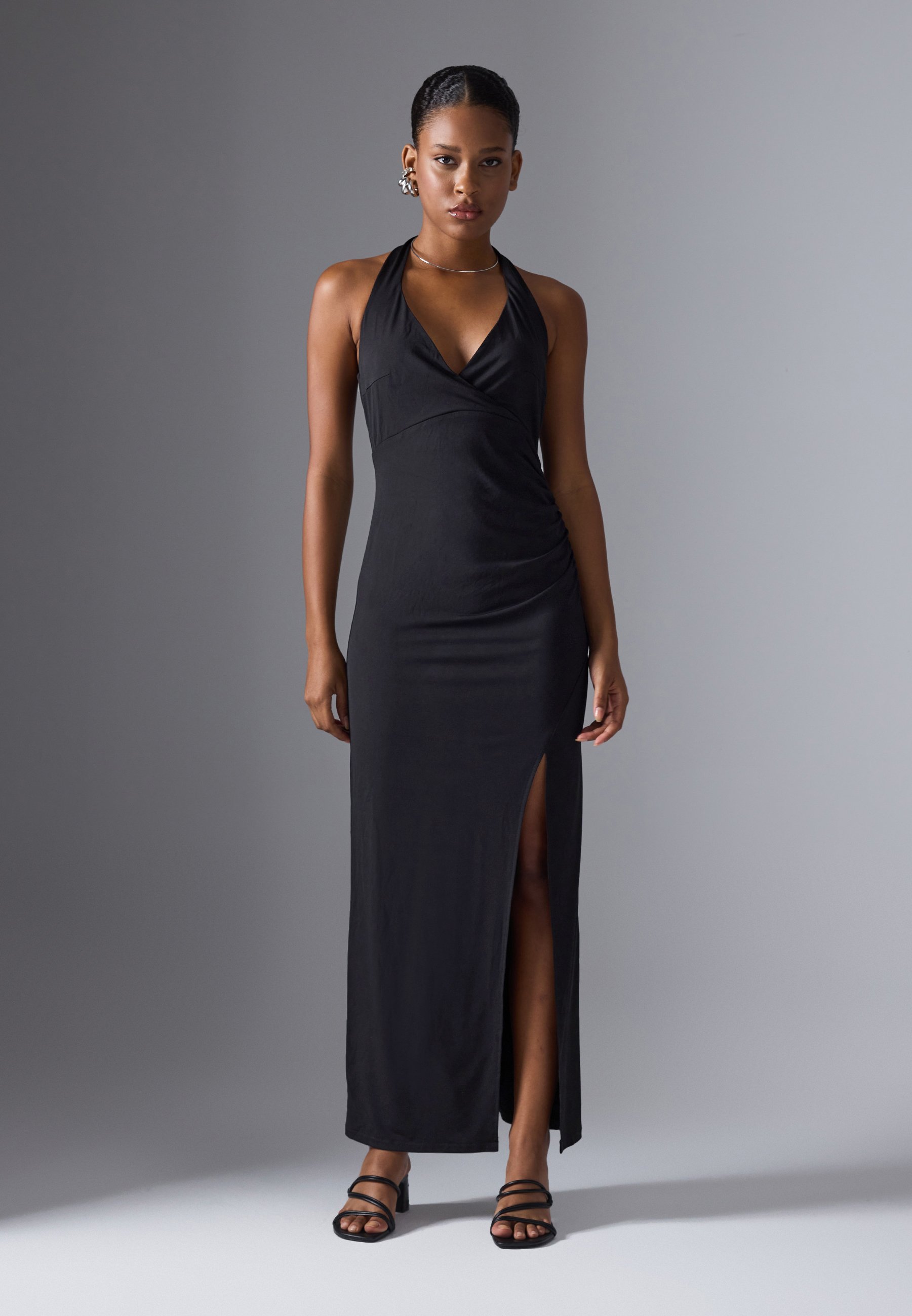 Even&Odd STRAPPY - Maxi dress - black - Zalando.co.uk