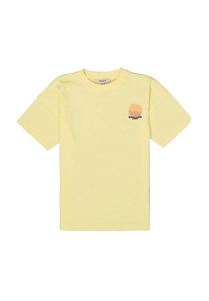 T-shirt print - soft lemon