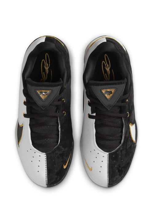 Nike LEBRON XXII SPLIT - Zapatillas de baloncesto - white black metallic gold — foto 3