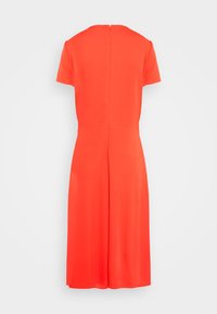 Lauren Ralph Lauren KARLEE SURPLICE JERSEY DRESS - Vestido direito - tomato