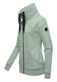 Ragwear SHOCKY - Majica s kapuljačom i patentnim zatvaračem - dusty green