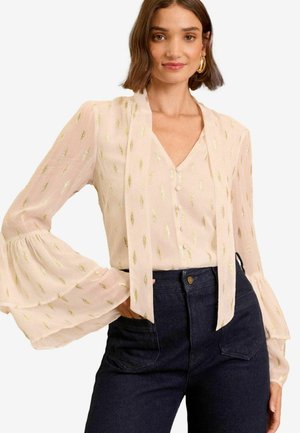 Love & Roses Hemdbluse - ivory white