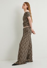 Koton LEOPARD PATTERNED - Bukser - black