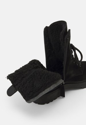 Anna Field Snørestøvletter - black