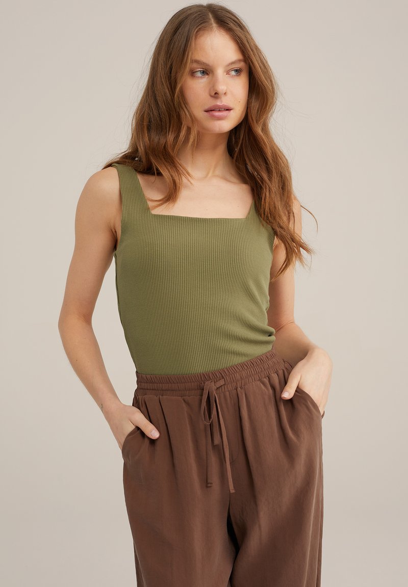 WE Fashion - Top - green, Ingrandire