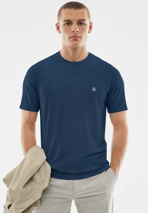 3ER PACK  - Basic T-shirt - white black blue