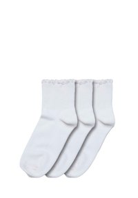 Urban Classics - RUFFLE 3-PACK - Socks - white white white Thumbnail Image 1