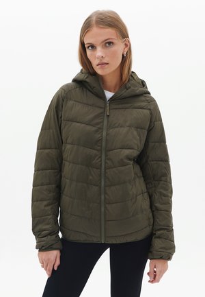 QUILTED CROP PUFFER - Talvitakki - deep depths