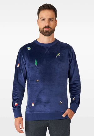 XMAS ICONS - Sweatshirt - blue