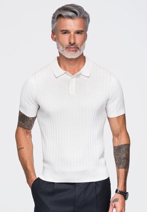 Ombre, POLO SHIRT OM-POSS-0180 - Polo - off-white