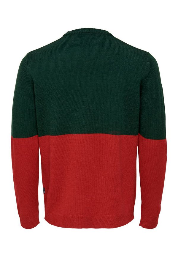 ONSXMAS REG BLOCK CREW UNISEX - Jumper - eden2