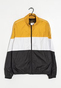 Bershka Light jacket - black/yellow/white