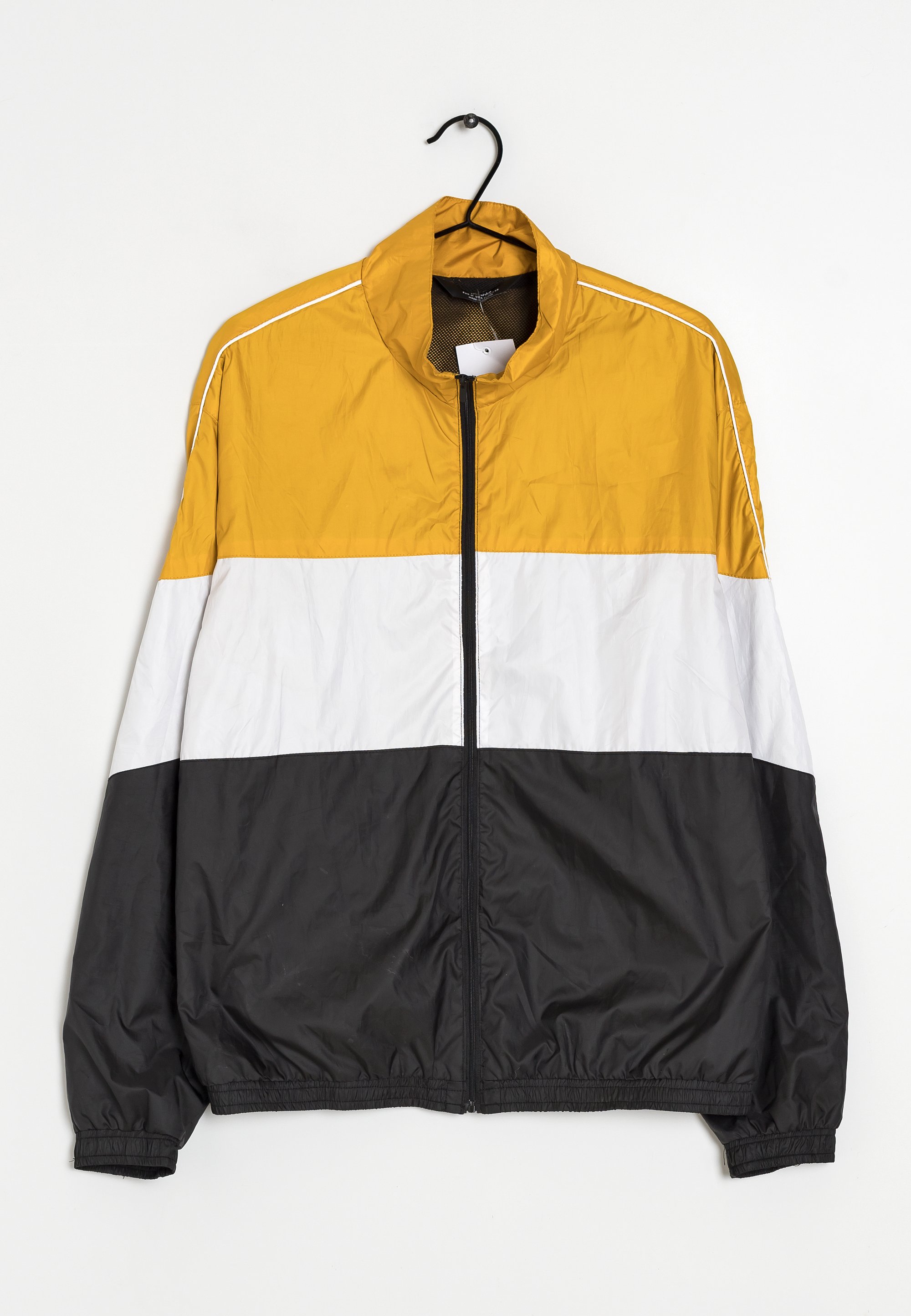 Chaqueta de entretiempo - black/yellow/white/negro - mano) - Zalando.es
