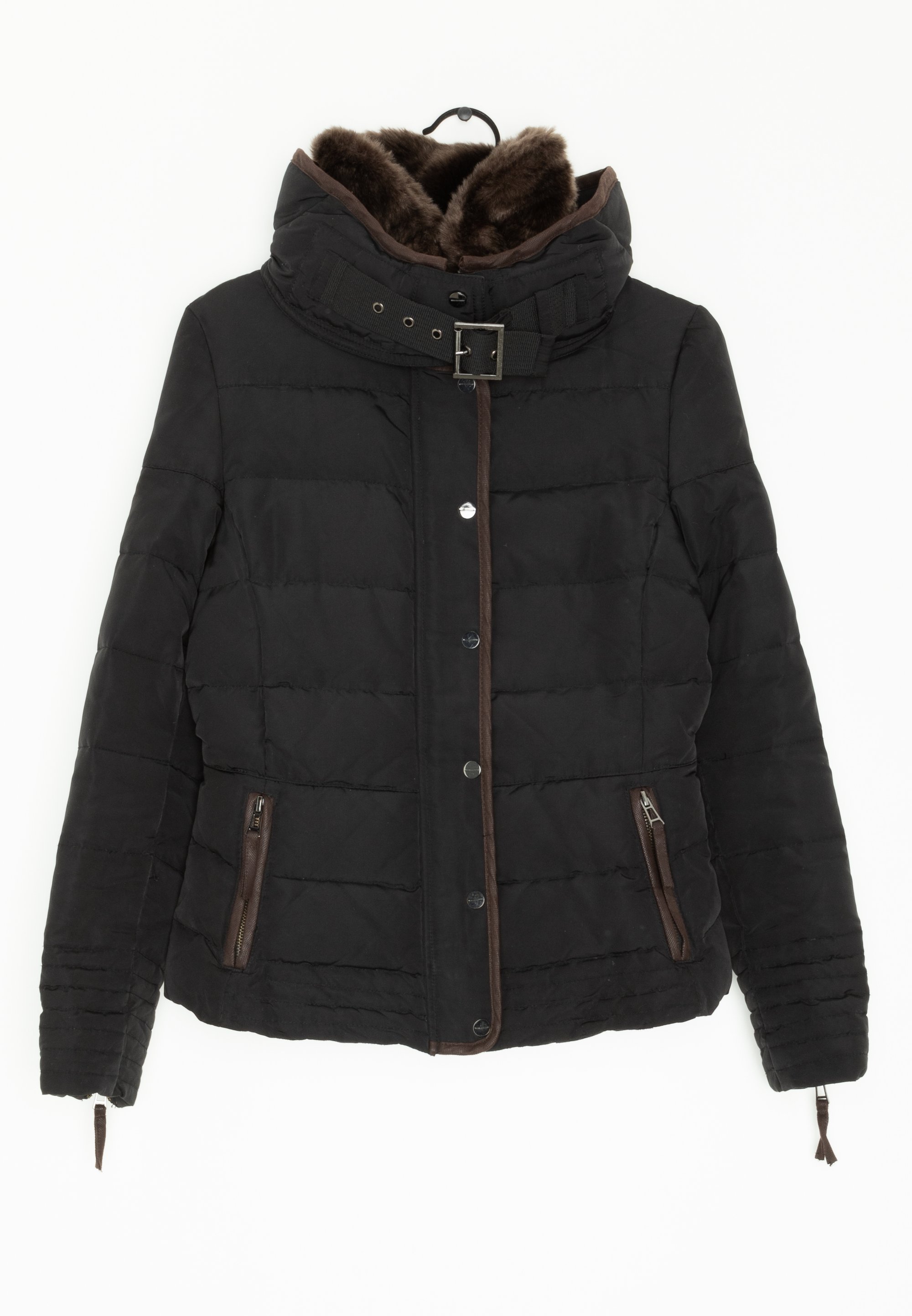 Zara Winterjacke black/schwarz (Pre-owned) Zalando