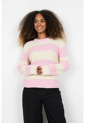 SC-REMONE STRIPE 38 - Strickpullover - rose combi