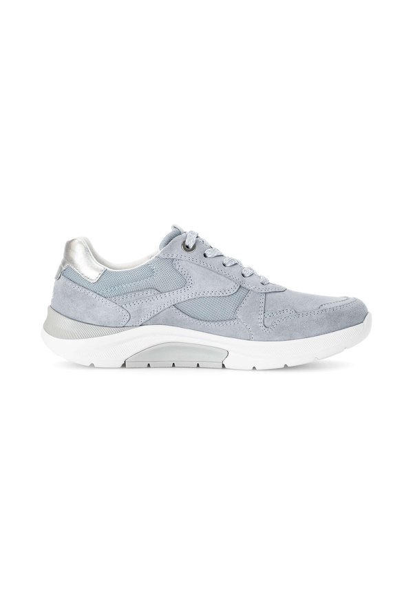 SNEAKER LOW - Sneaker low - lagune silber