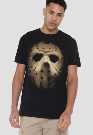 FRIDAY THE 13TH JASON VOORHEES LARGE FACE MASK - Print T-shirt - black