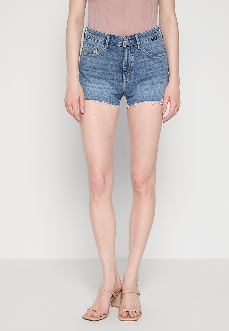 mavi Jeansshort blauw