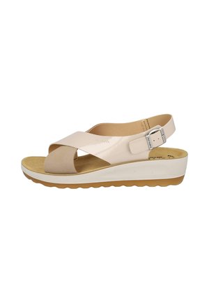 Prestigio, FLY FLOT 6309 SADALIAS PLANAS MUJER - Sandalias con plataforma - beige
