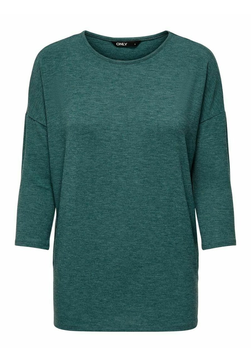 ONLY GLAMOUR 3/4 JRS NOOS - Langarmshirt - deep teal/dunkelgrün ...