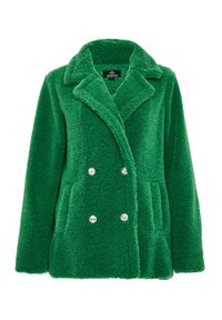 Threadbare KERMIE BOUCLE DOUBLE BREASTED - Short coat - green