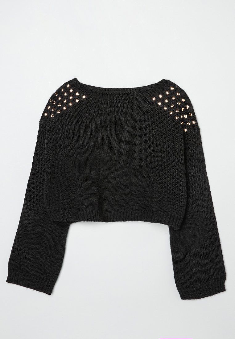 United Colors of Benetton Trui zwart United Colors of Benetton Trui zwart