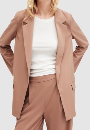 Halflange jas - brown