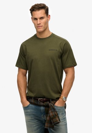 TECH RELAXED - T-shirt basic - army khaki green