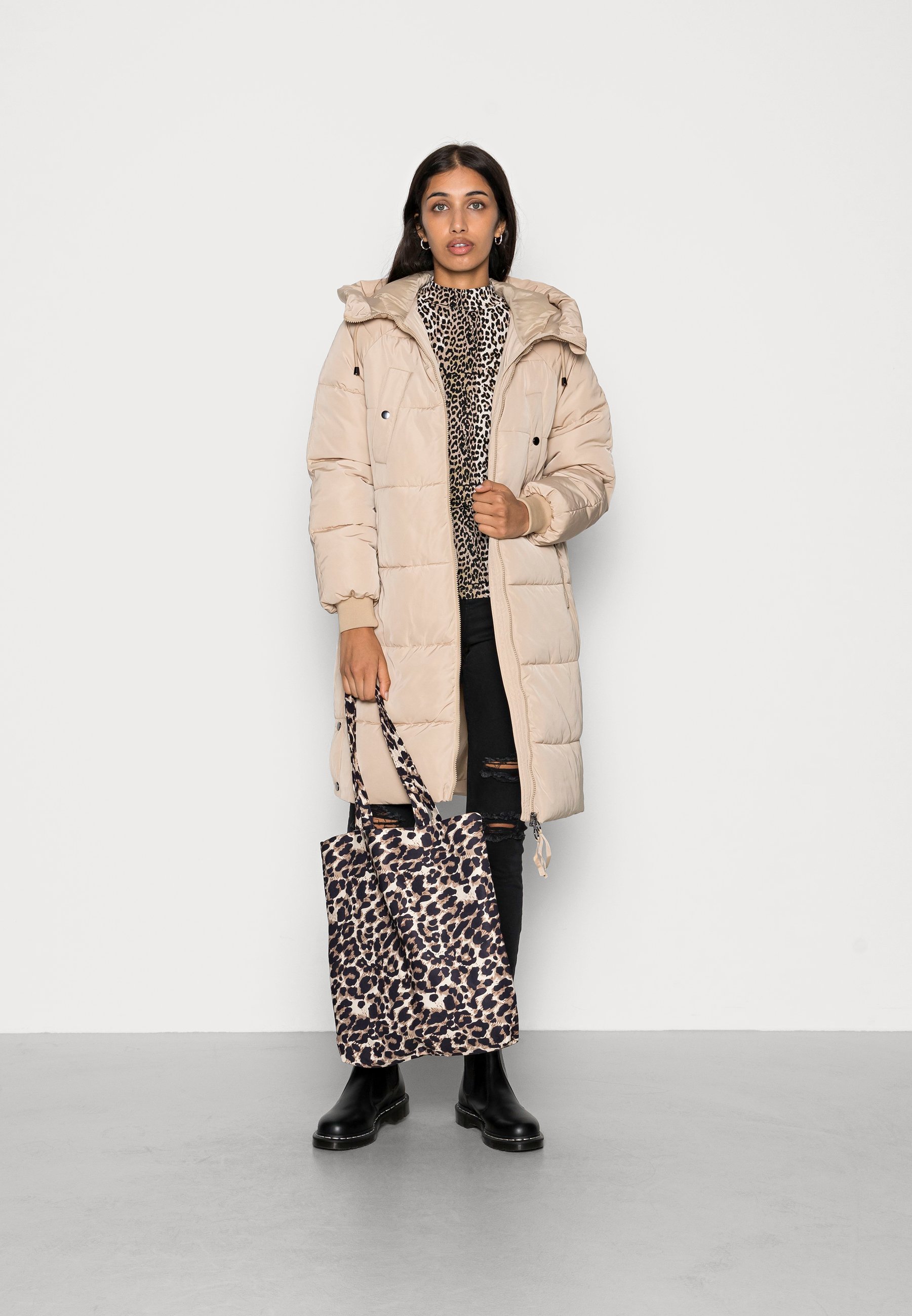 long padded winter coat