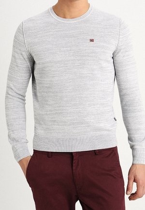 Napapijri Strickpullover - mottled light grey